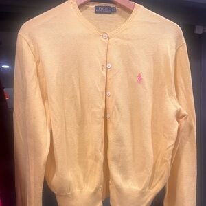 Polo by Ralph Lauren Light Yellow Cardigan